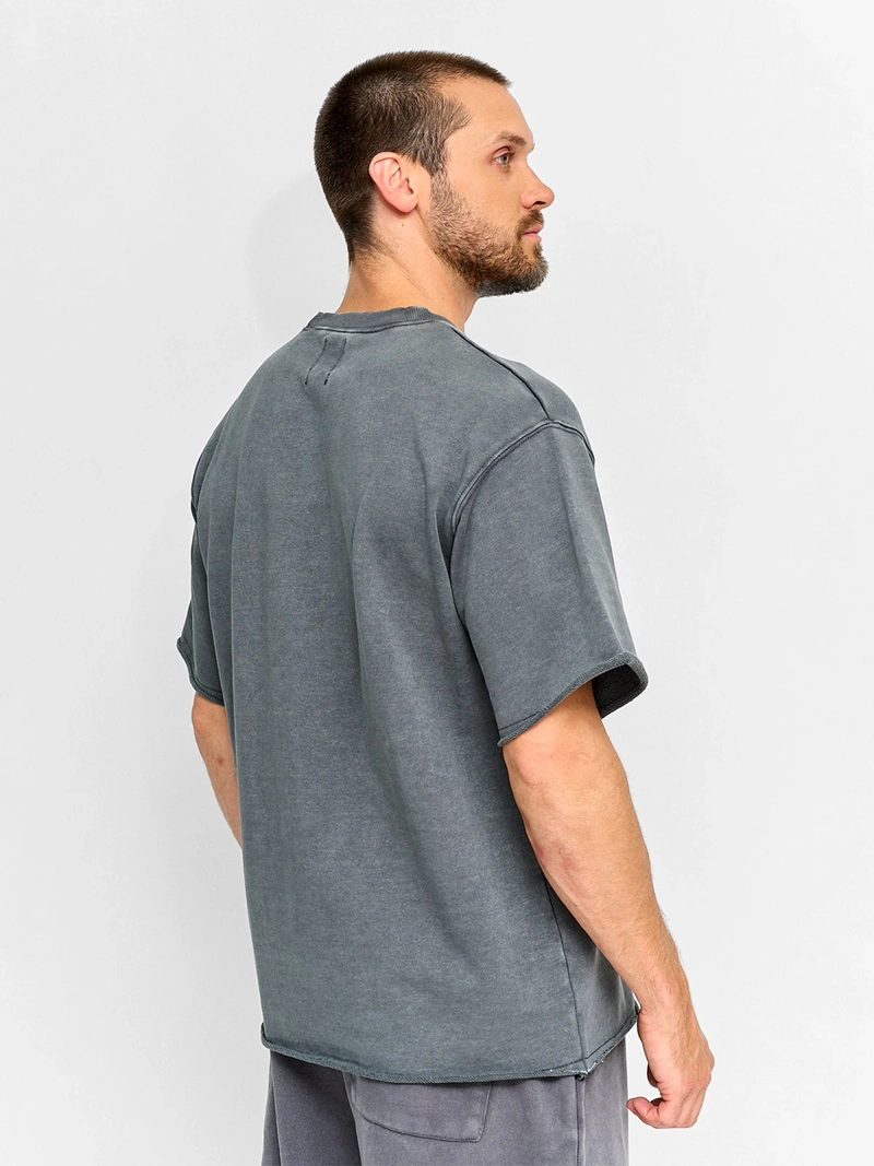 POLERA HOMBRE INDEX ALGODÓN MANGA CORTA LAVADA - 2