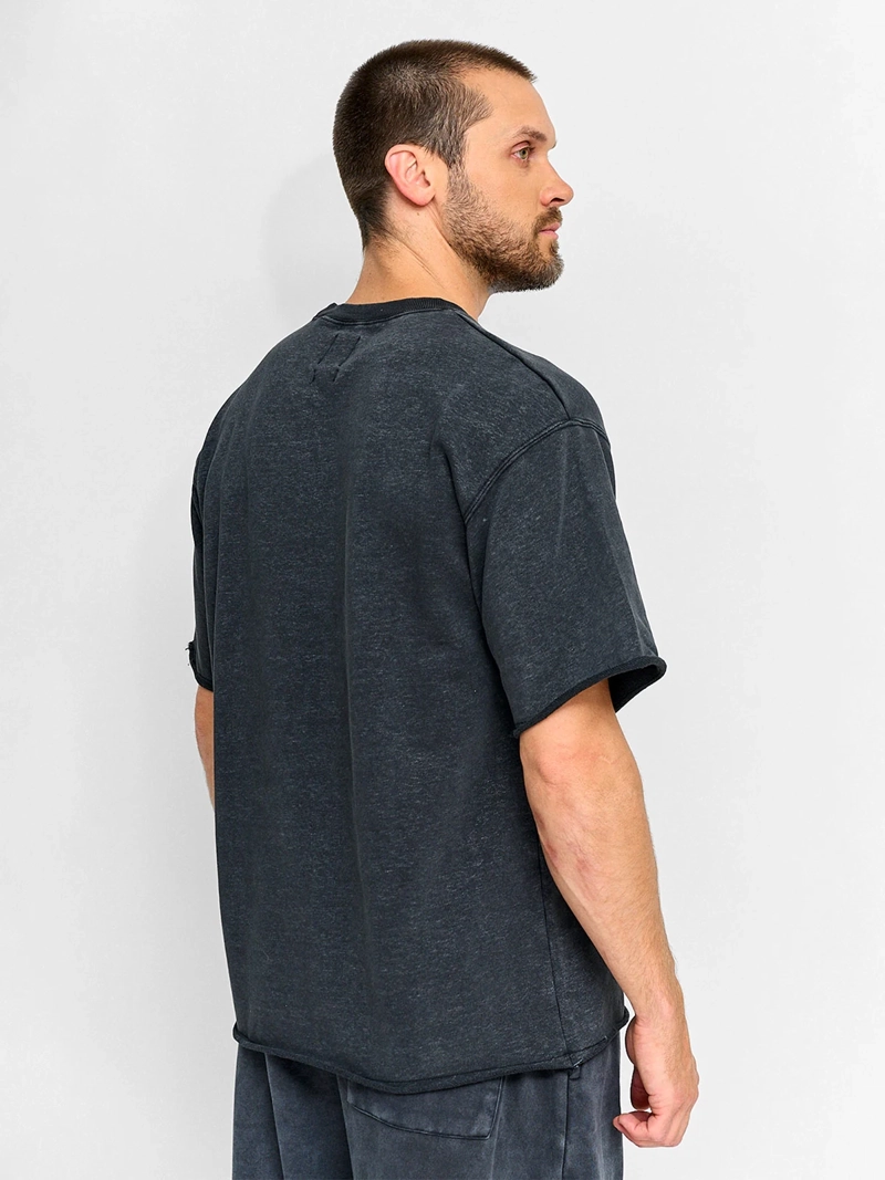 POLERA HOMBRE INDEX ALGODÓN MANGA CORTA LAVADA - 2