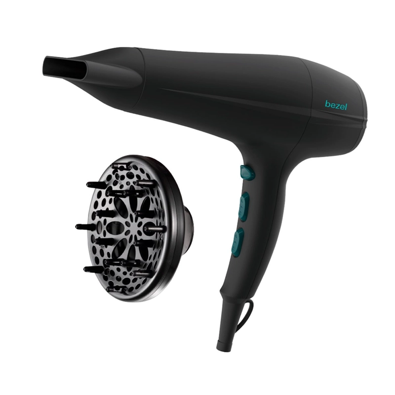 SECADOR DE PELO BEZEL BHR-003 IÓNICO 2200W - 1