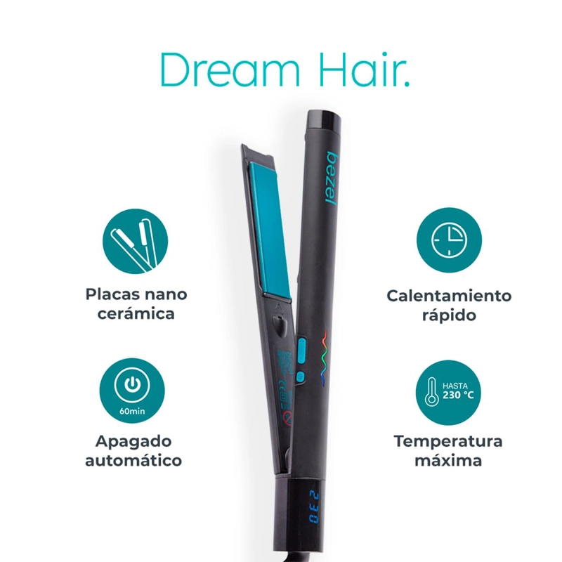 ALISADOR DE PELO BEZEL BHR-004 - 4