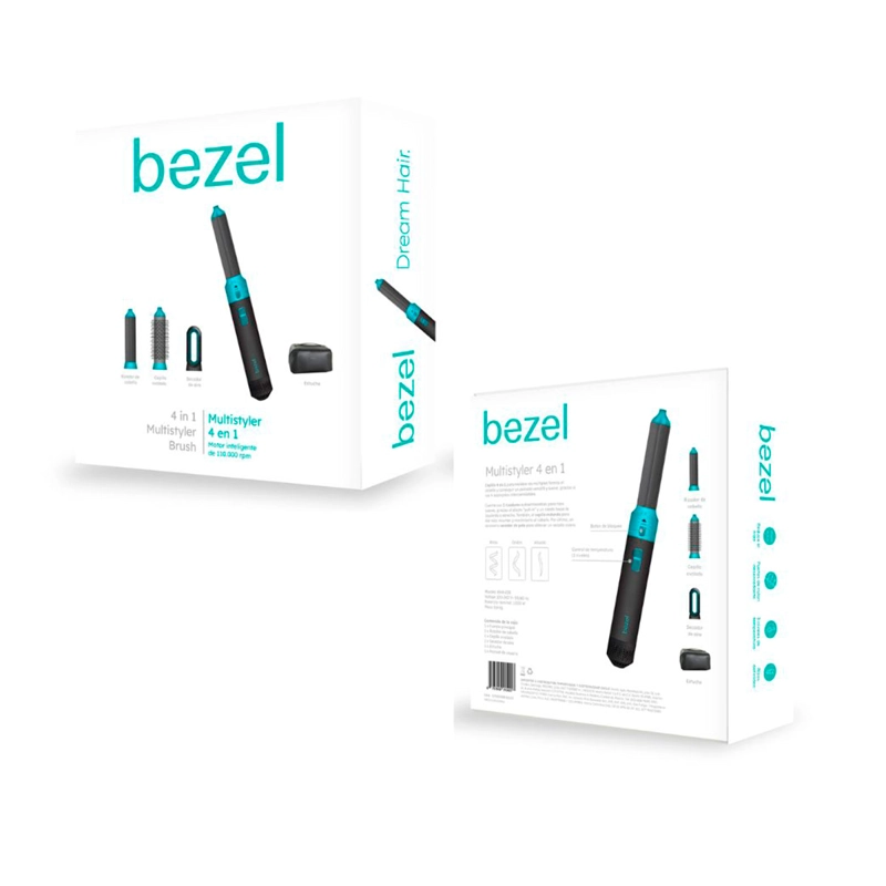 SECADOR DE PELO BEZEL BHR-005 MULTISTYLER 4 EN 1 - 8