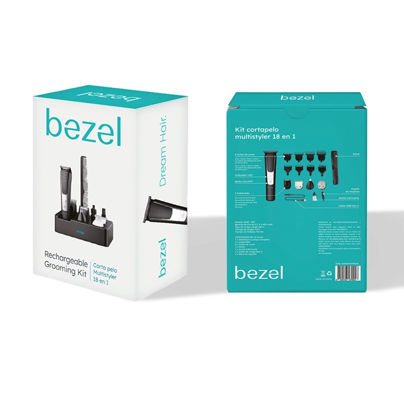 MÁQUINA CORTA PELO BEZEL BHR-007 MULTISTYLER 18 EN 1 - 7