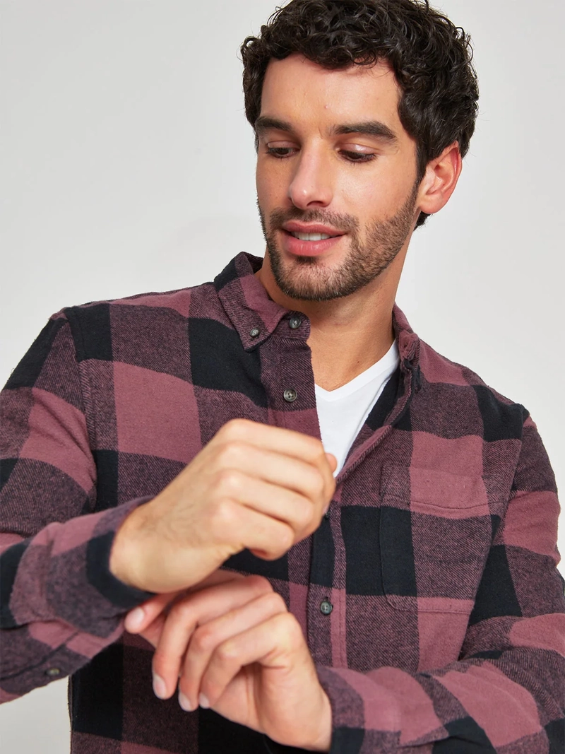 CAMISA HOMBRE BARBADOS ALGODÓN MANGA LARGA - 3