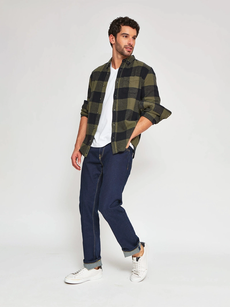 CAMISA HOMBRE BARBADOS ALGODÓN MANGA LARGA - 4