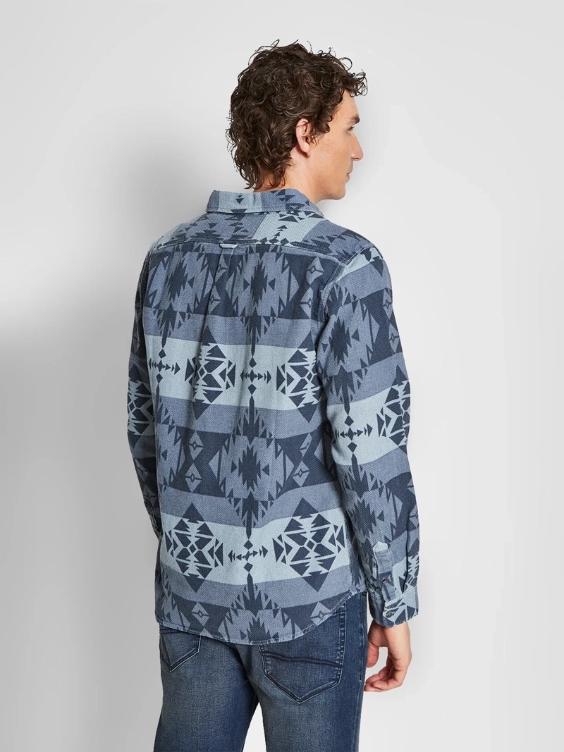 SOBRECAMISA HOMBRE BARBADOS ALGODÓN MANGA LARGA TRIBAL - 2