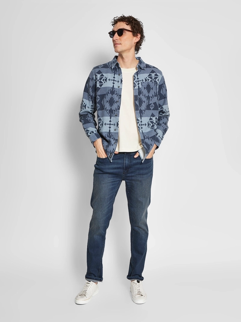 SOBRECAMISA HOMBRE BARBADOS ALGODÓN MANGA LARGA TRIBAL - 4