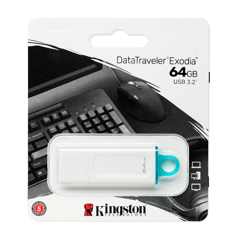 FLASH DRIVE USB KINGSTON EXODIA 64GB - 4