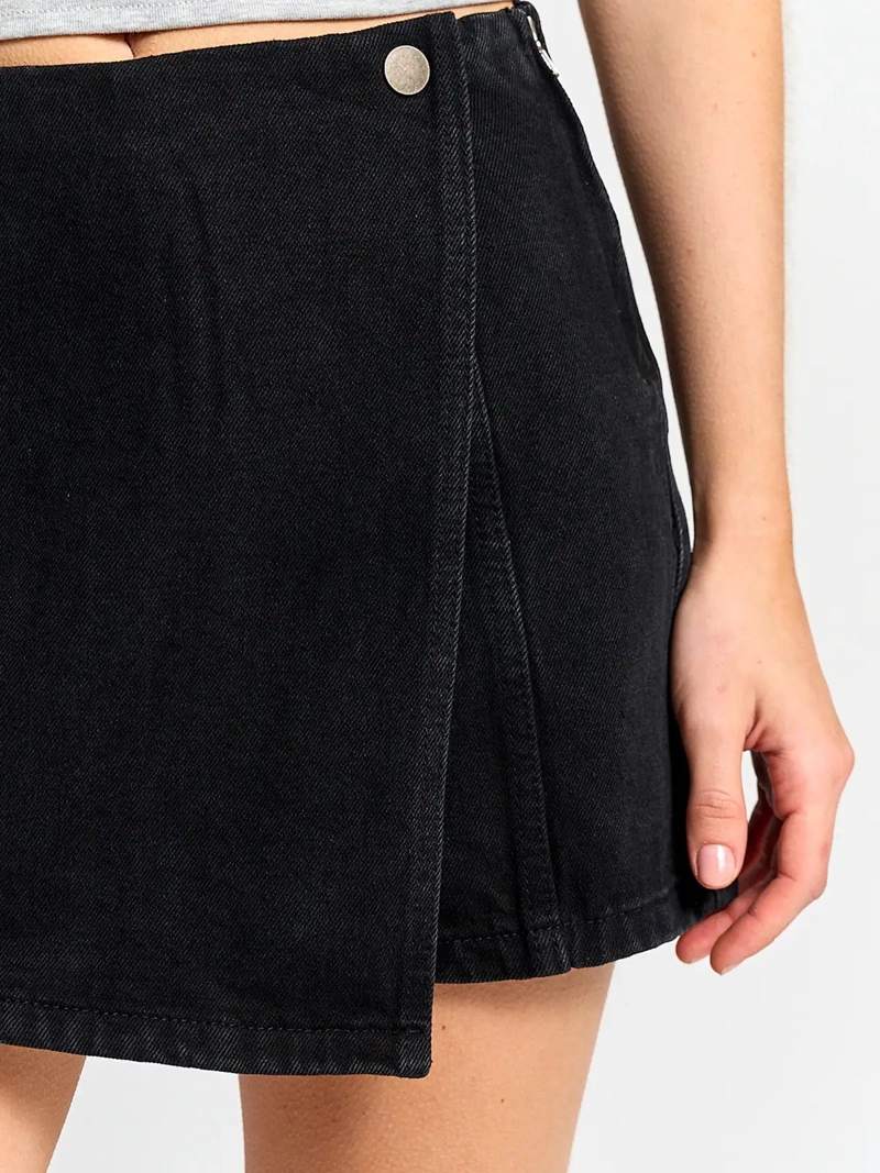 FALDA SHORT MUJER INDEX ALGODÓN DENIM - 4
