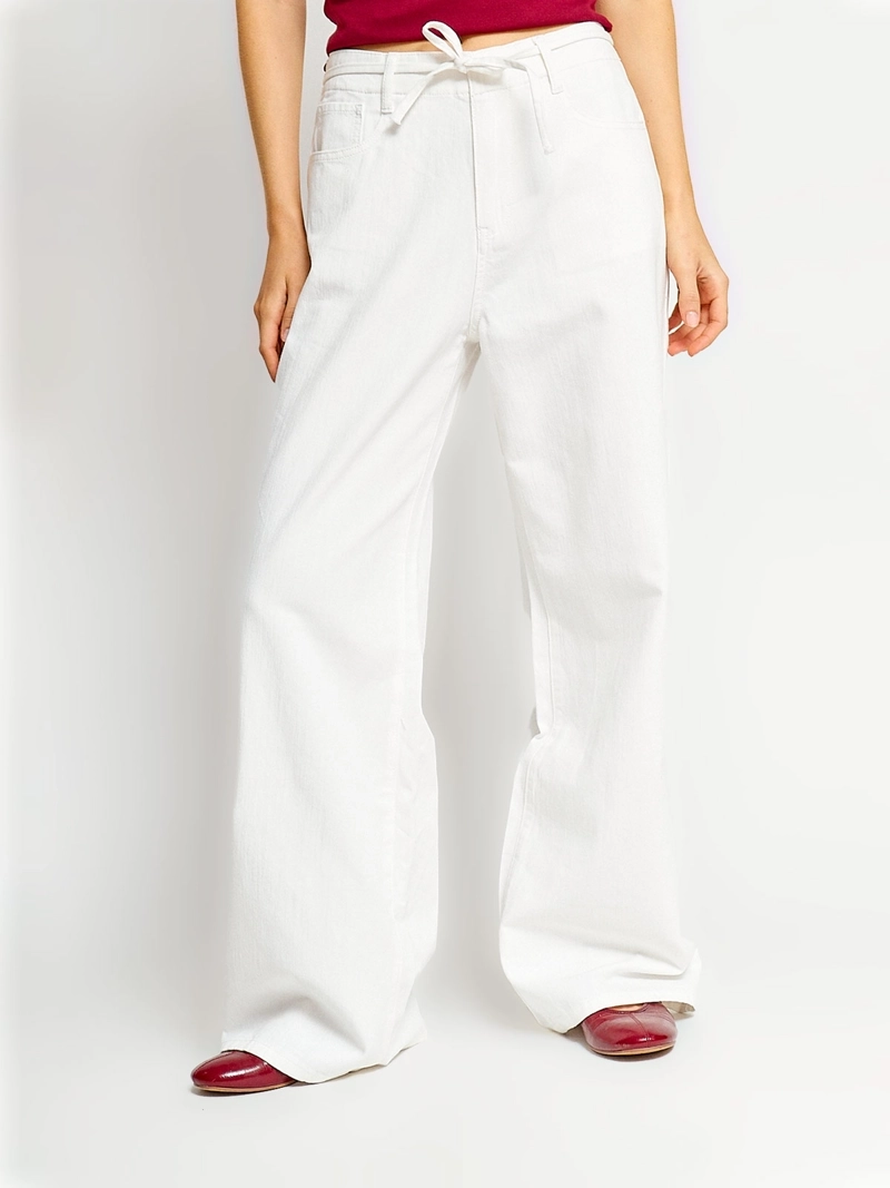 JEANS MUJER INDEX ALGODÓN WIDELEG LAZO - 2