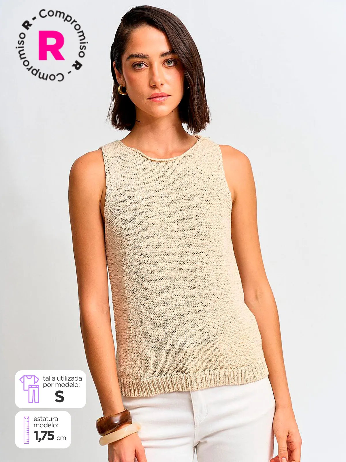 SWEATER MUJER MARQUIS ALGODÓN TEJIDA - 1