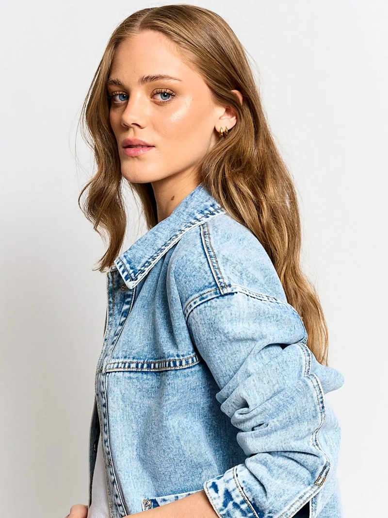 CHAQUETA MUJER INDEX ALGODÓN DENIM - 3