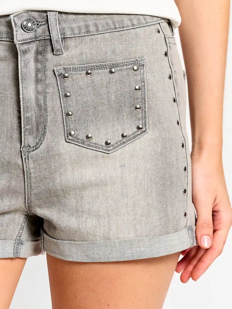 SHORT MUJER INDEX ALGODÓN TACHAS - 4