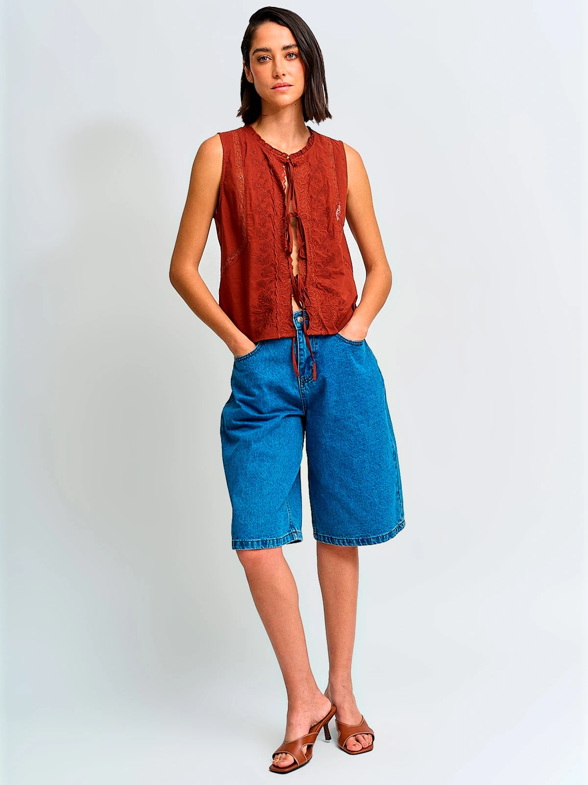 BLUSA MUJER MARQUIS ALGODÓN BRODERIE - 4