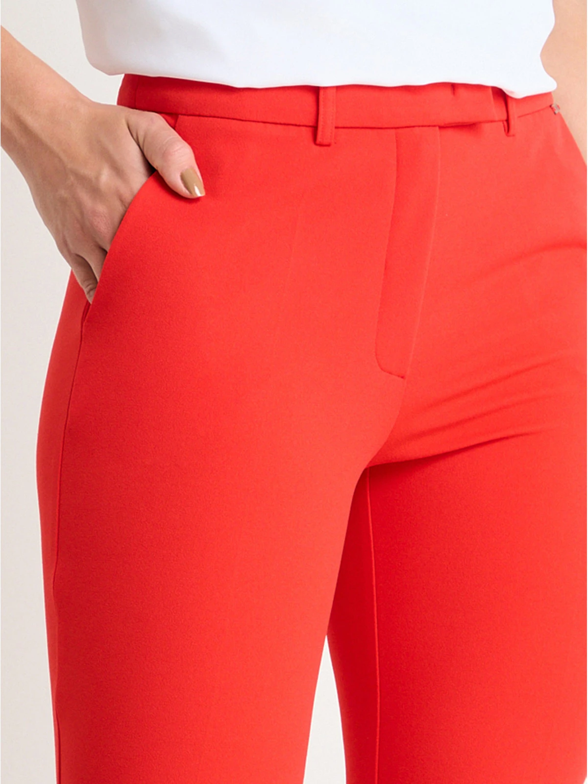 PANTALÓN MUJER ASH LISO PRETINA PASADA - 3