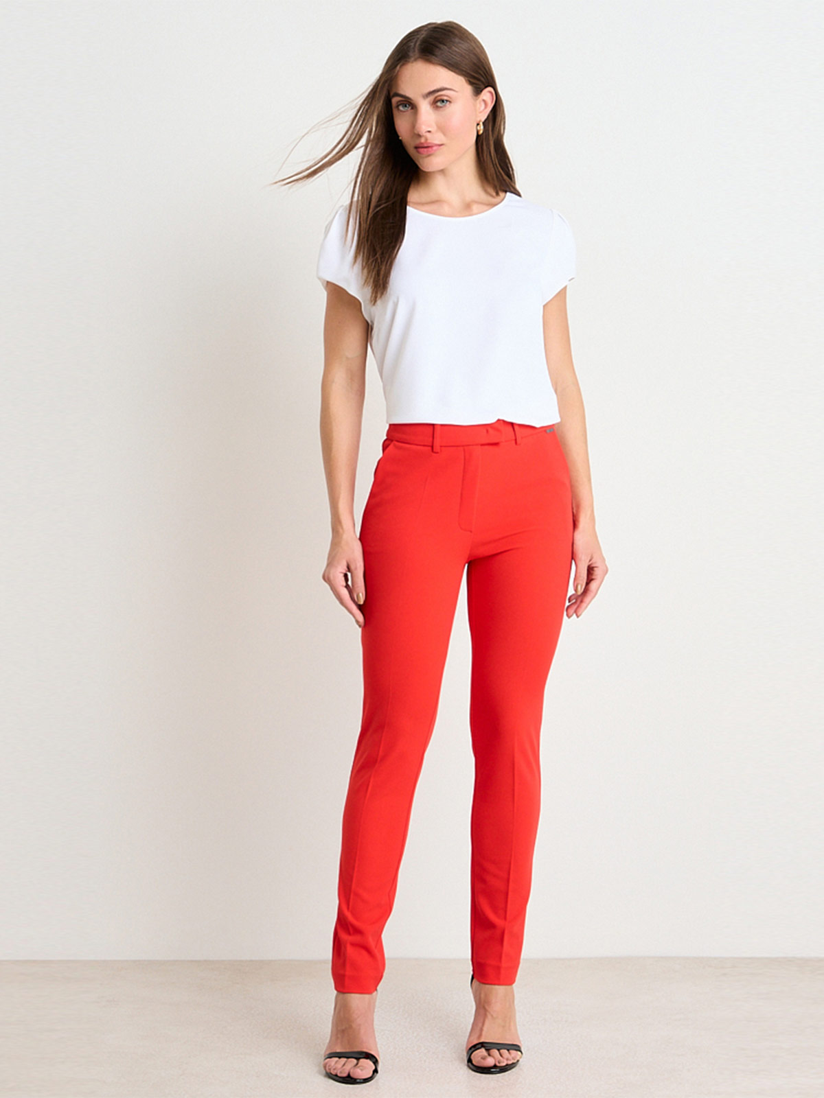 PANTALÓN MUJER ASH LISO PRETINA PASADA - 4