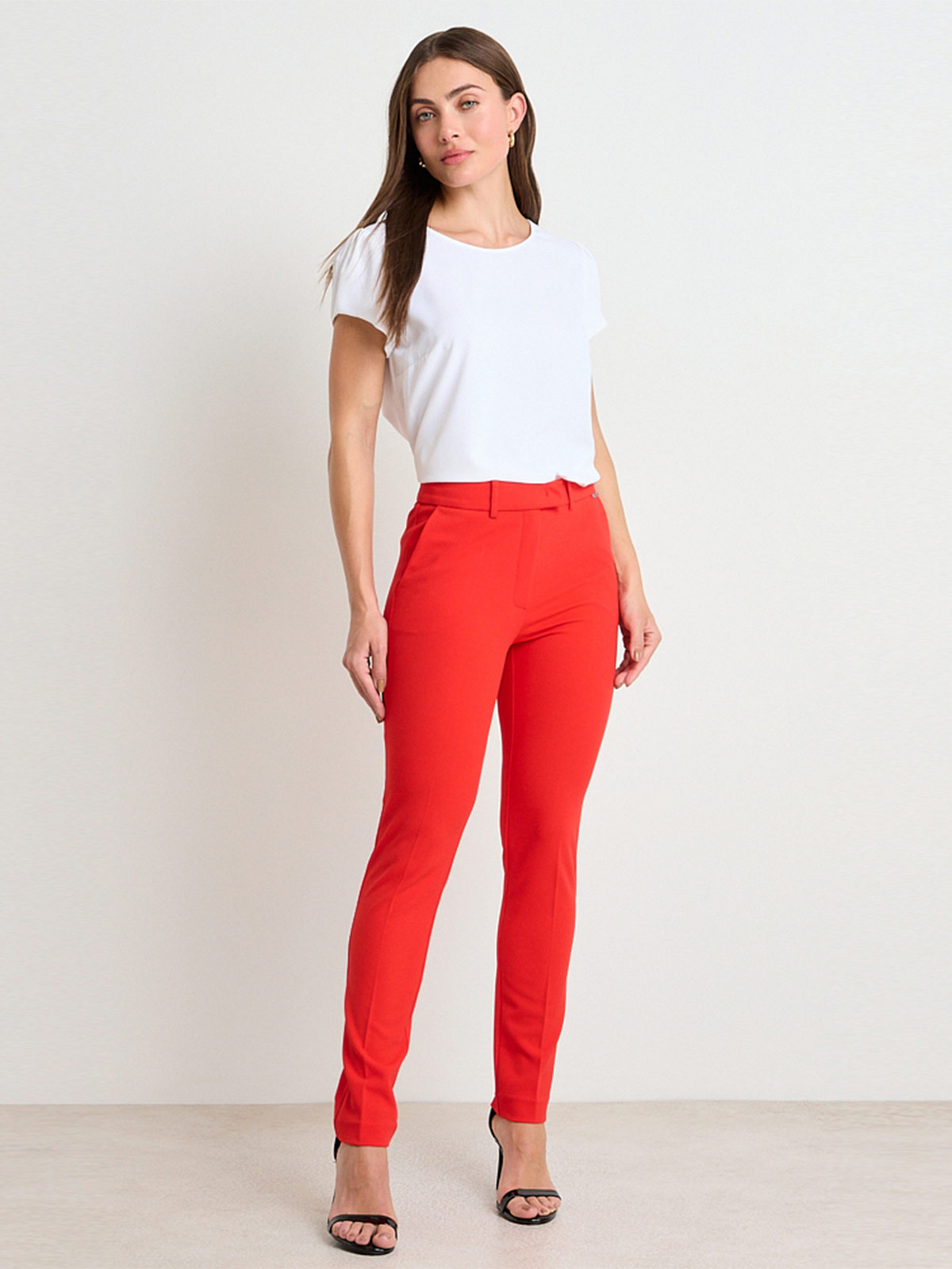 PANTALÓN MUJER ASH LISO PRETINA PASADA - 5