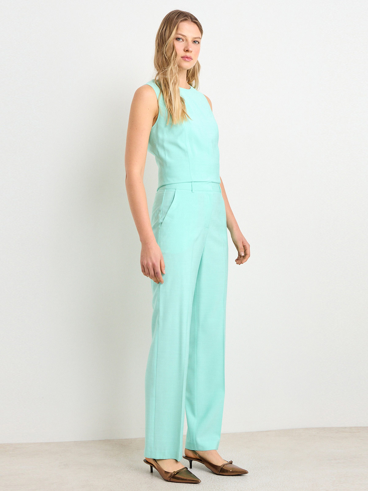 PANTALÓN MUJER ASH RECTO LISO - 5