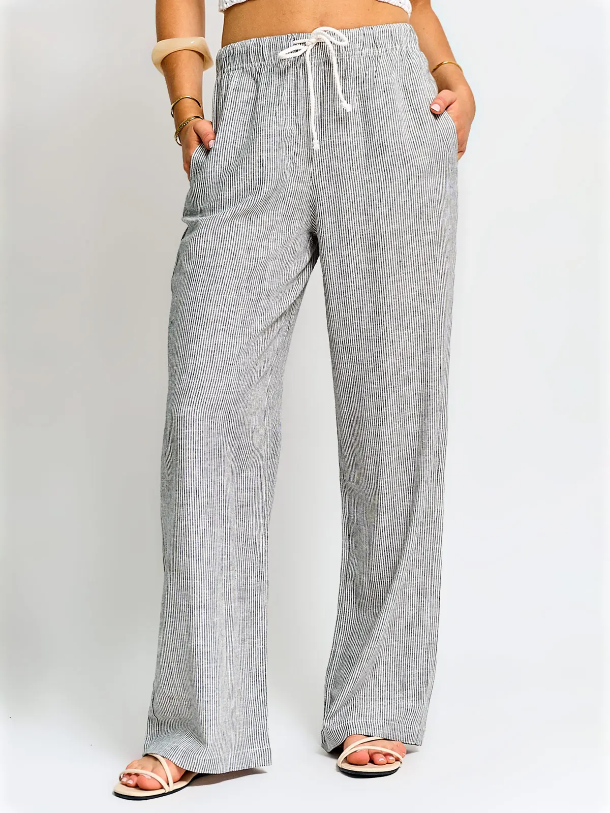 PANTALÓN MUJER INDEX LINO - 2