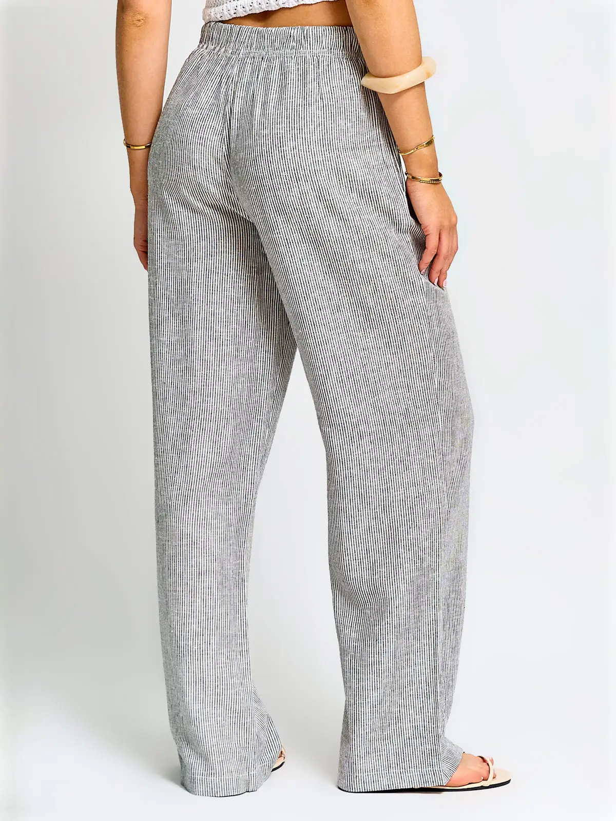PANTALÓN MUJER INDEX LINO - 3