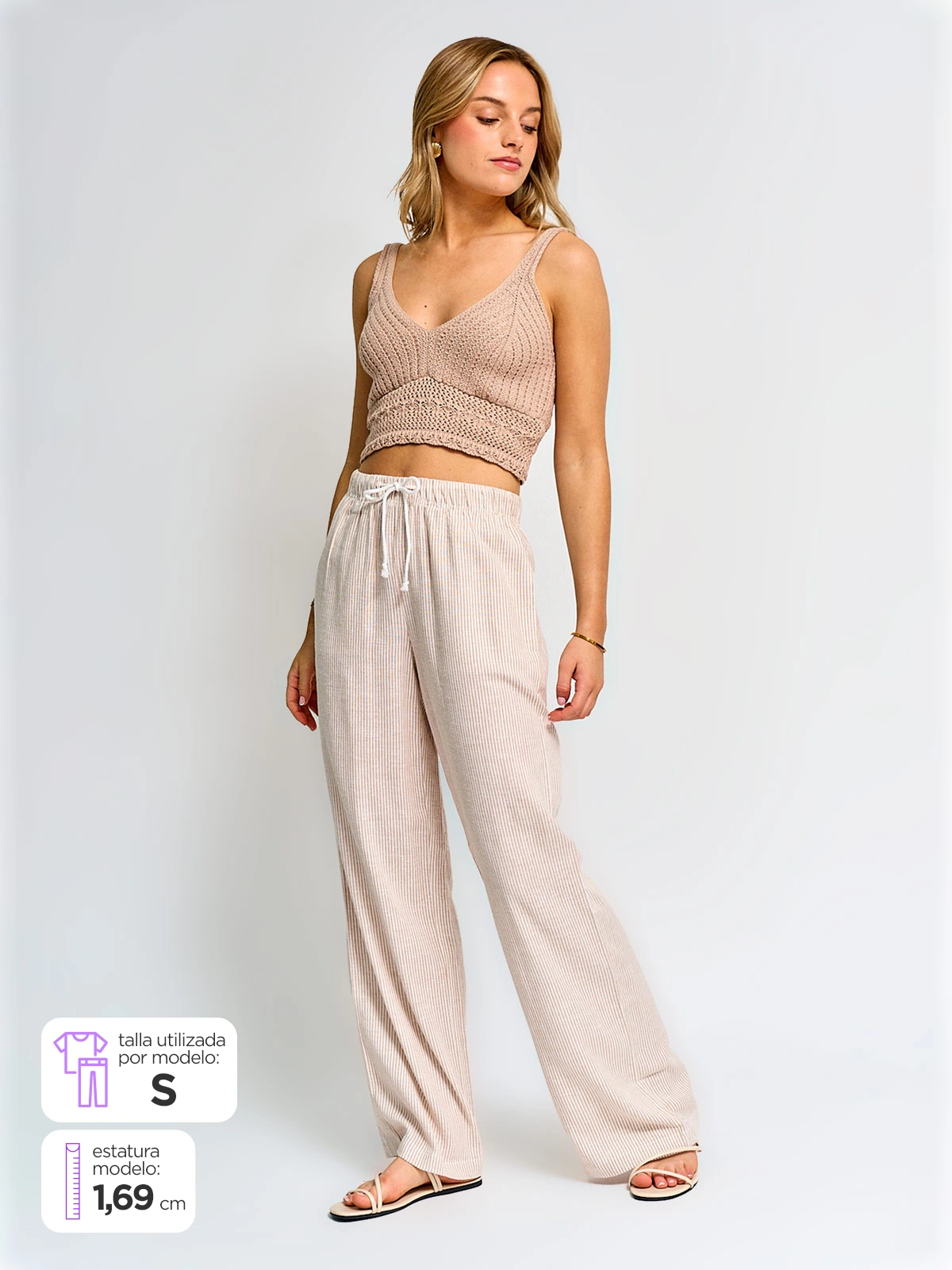 PANTALÓN MUJER INDEX LINO - 1
