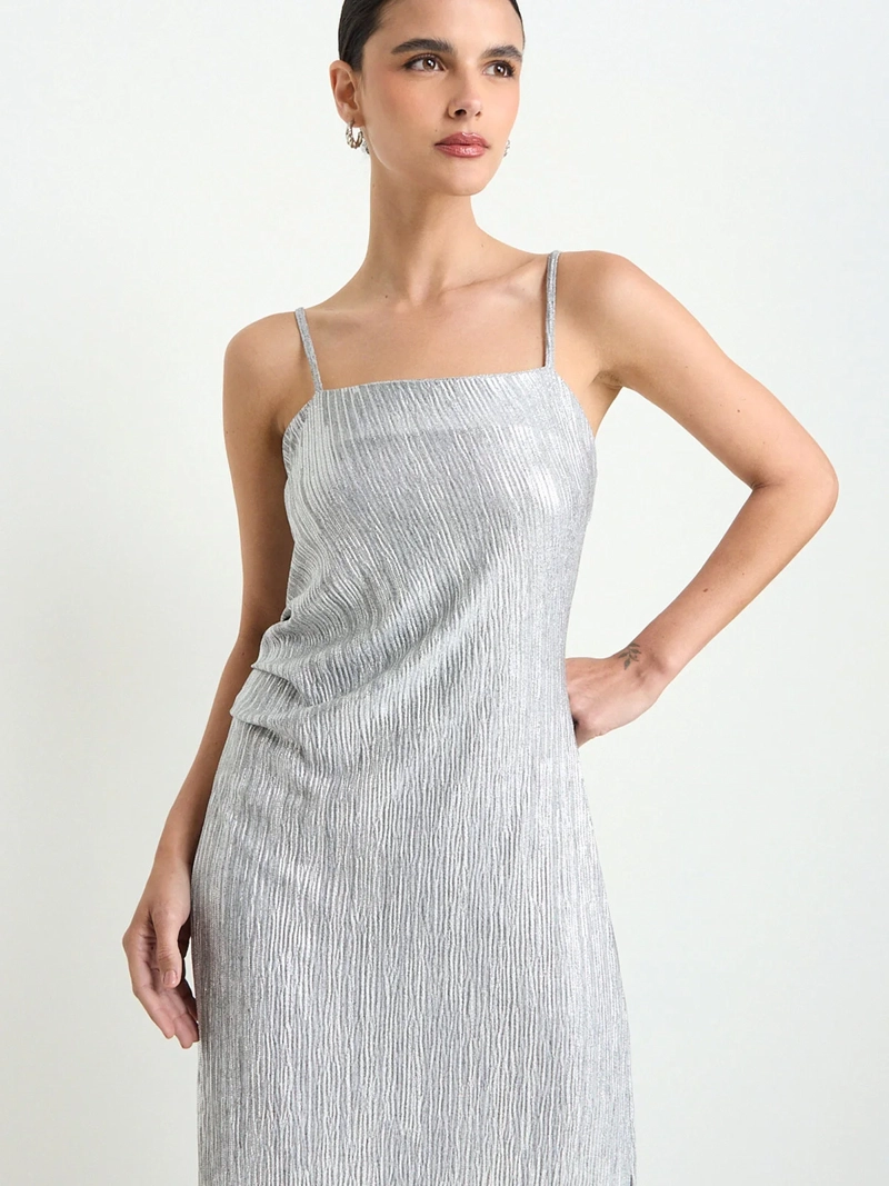 VESTIDO MUJER ASH SIN MANGAS LISO - 4