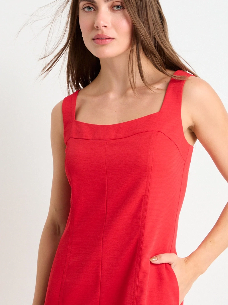 VESTIDO MUJER ASH SIN MANGAS LISO - 5