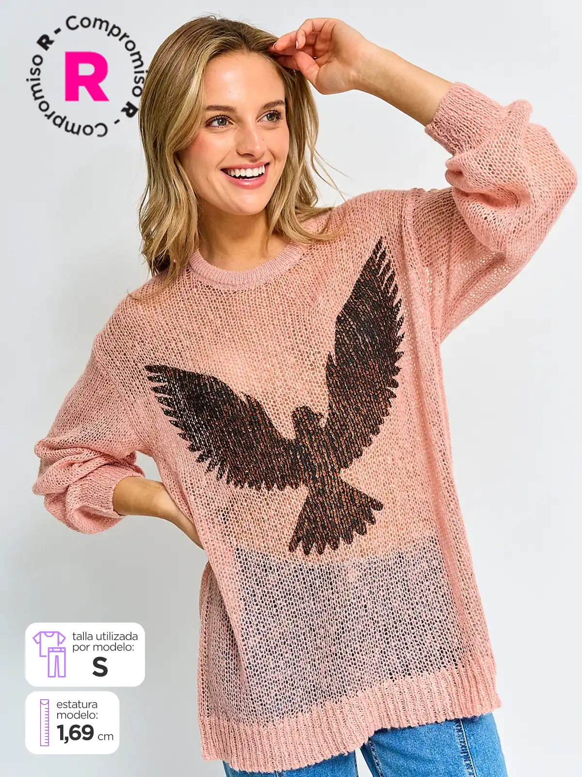 SWEATER MUJER BARBADOS ESTAMPADO - 1