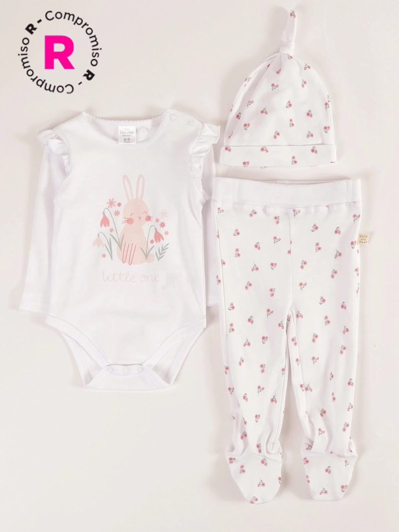 CONJUNTO NIÑA BABY HARVEST ALGODÓN PRIMERO