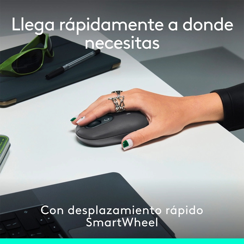 TECLADO INALÁMBRICO LOGITECH POP ICON + MOUSE - 6