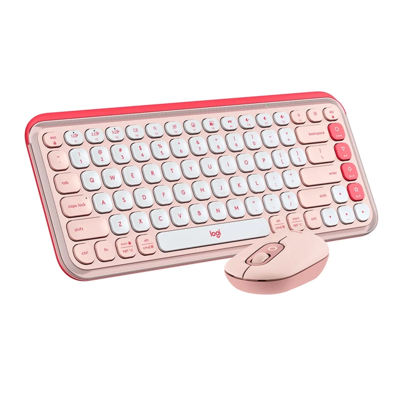 TECLADO INALÁMBRICO LOGITECH POP ICON + MOUSE - 2