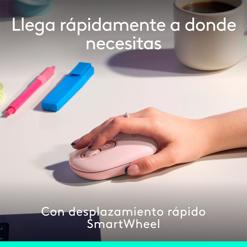 TECLADO INALÁMBRICO LOGITECH POP ICON + MOUSE - 6