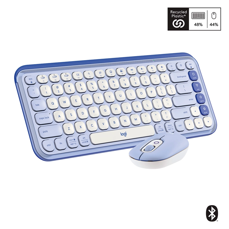 TECLADO INALÁMBRICO LOGITECH POP ICON + MOUSE - 1