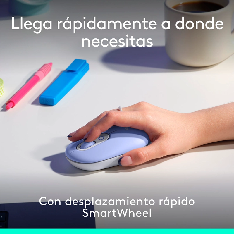 TECLADO INALÁMBRICO LOGITECH POP ICON + MOUSE - 6