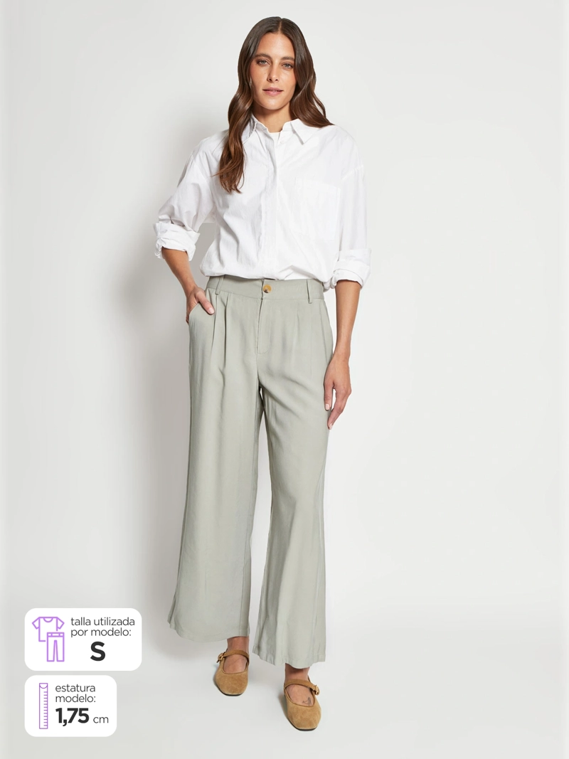 PANTALÓN MUJER AZIZ WIDELEG - 1