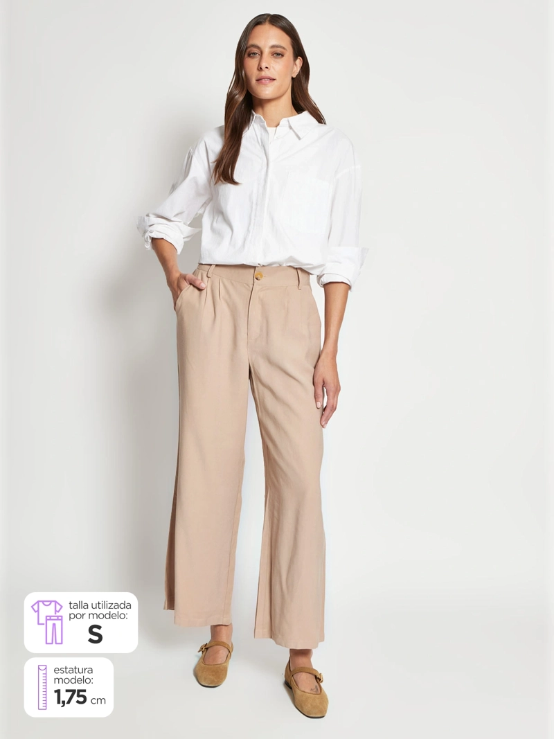 PANTALÓN MUJER AZIZ WIDELEG - 1