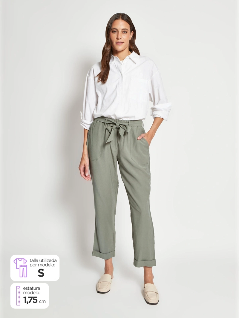 PANTALÓN MUJER AZIZ REGULAR - 1