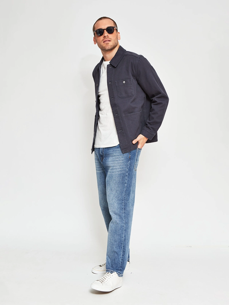 CHAQUETA HOMBRE BARBADOS ALGODÓN LARGA - 4