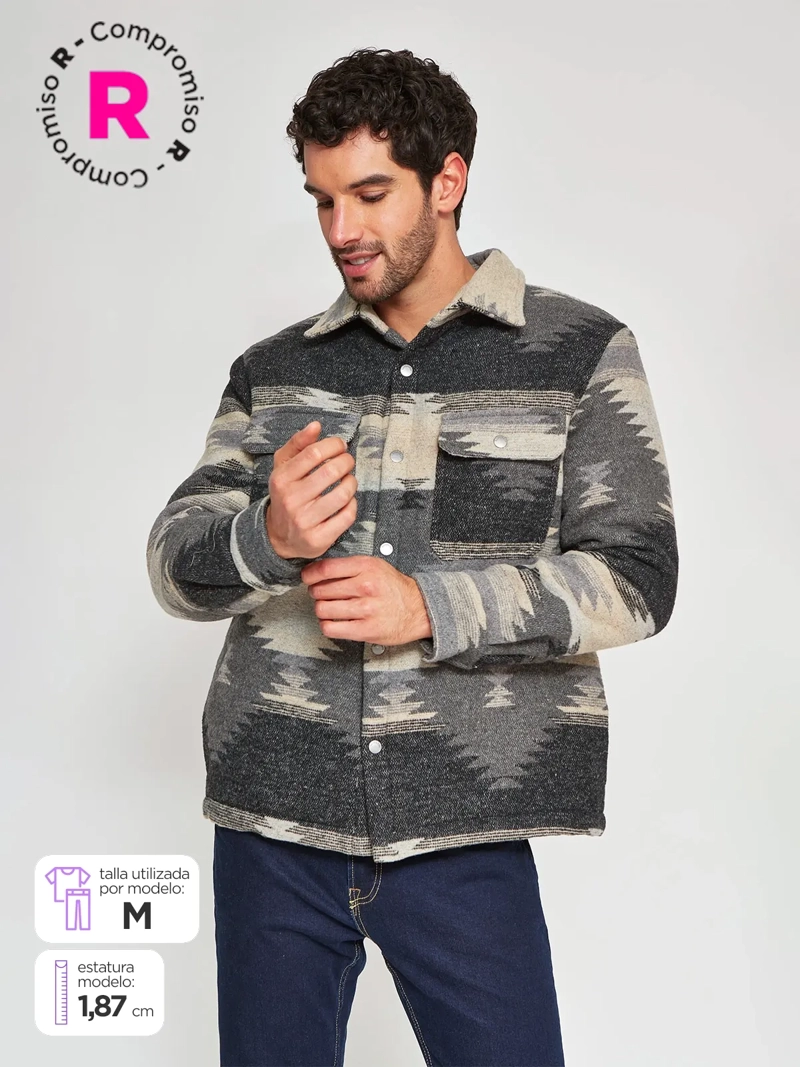 CHAQUETA HOMBRE BARBADOS TRIBAL - 1