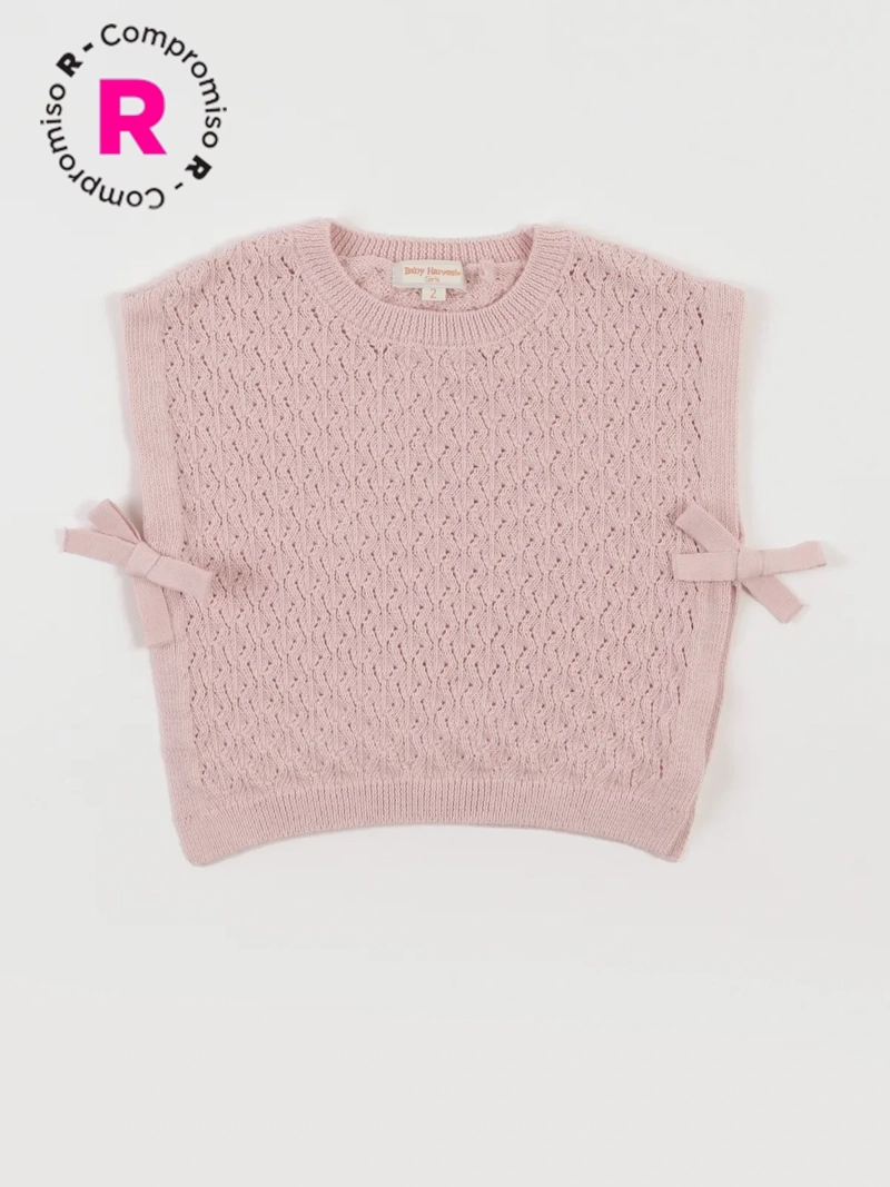 SWEATER SIN MANGA NIÑA BABY HARVEST LAZOS - 1