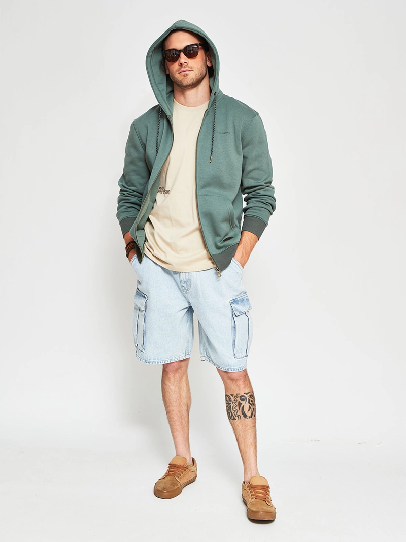 POLERÓN HOMBRE CLOUDBREAK ALGODÓN BÁSICO FULL ZIPPER - 4