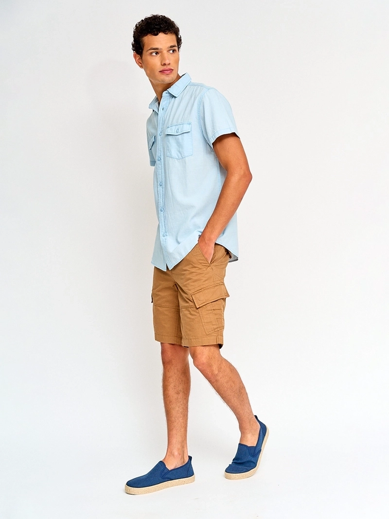 CAMISA HOMBRE ROBERT LEWIS ALGODÓN MANGA CORTA - 4