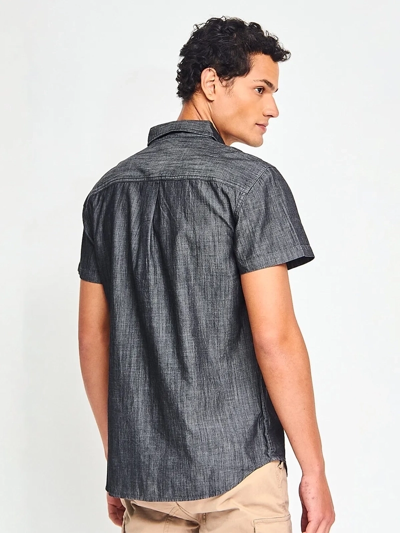 CAMISA HOMBRE ROBERT LEWIS ALGODÓN MANGA CORTA - 2