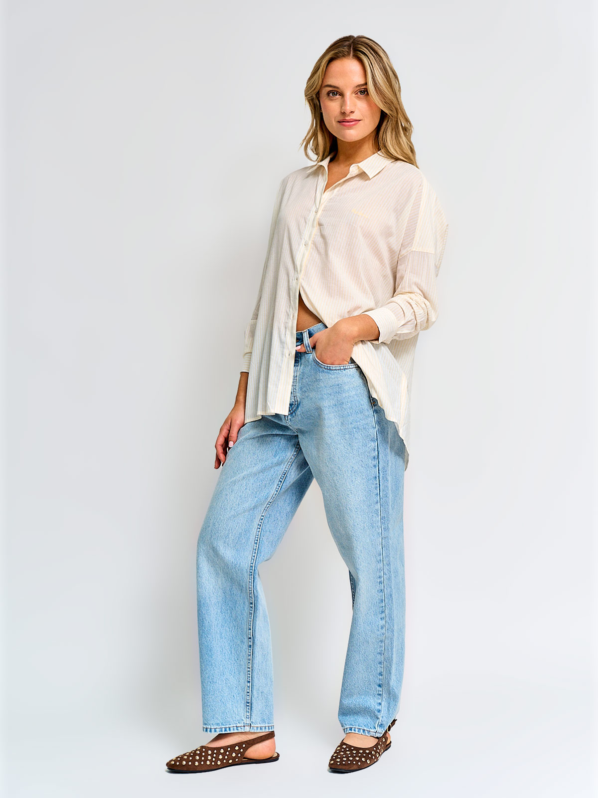 BLUSA MUJER PEPE JEANS ALGODÓN RAYAS - 4