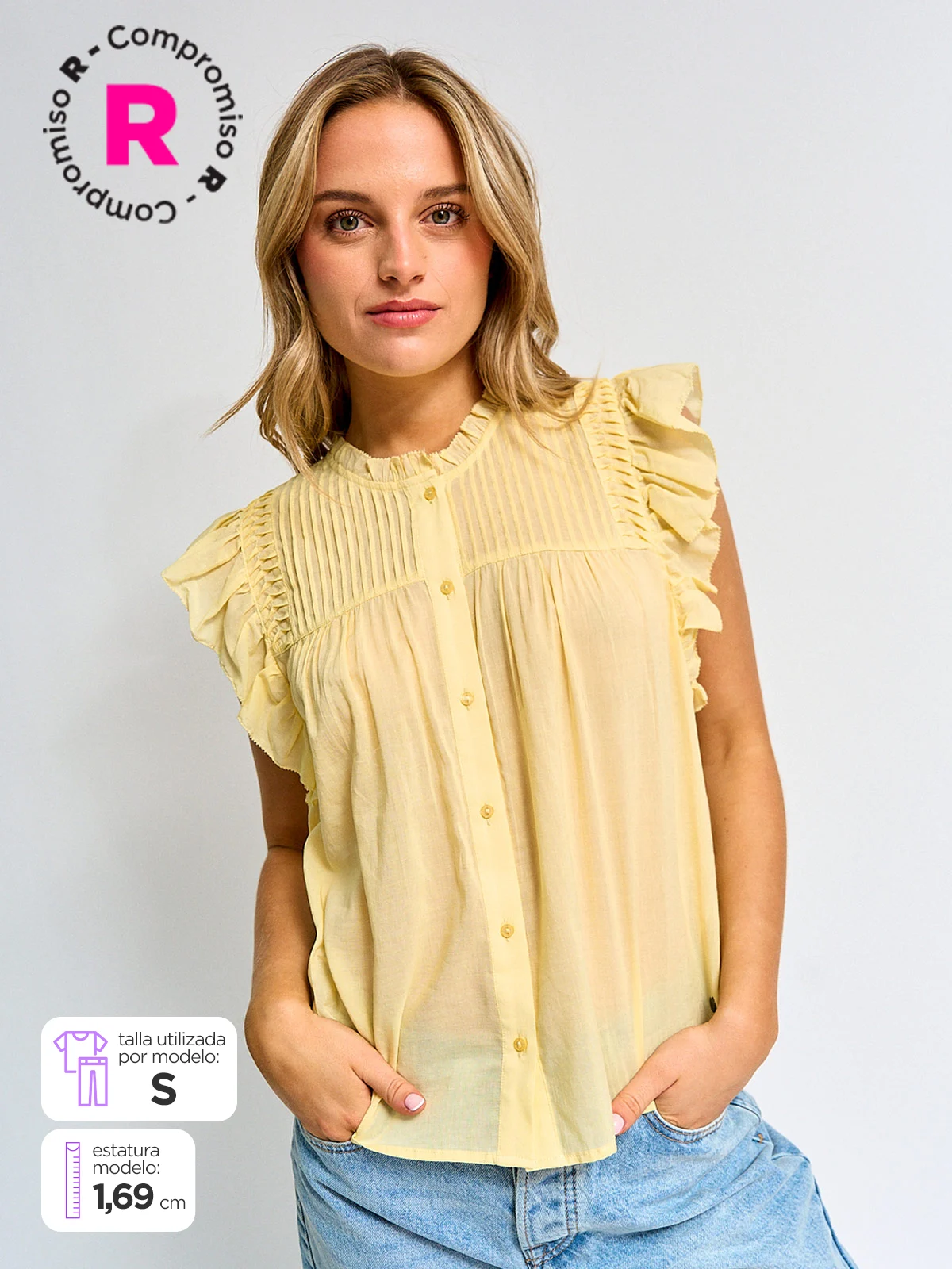 BLUSA MUJER PEPE JEANS ALGODÓN BRODERIE - 1