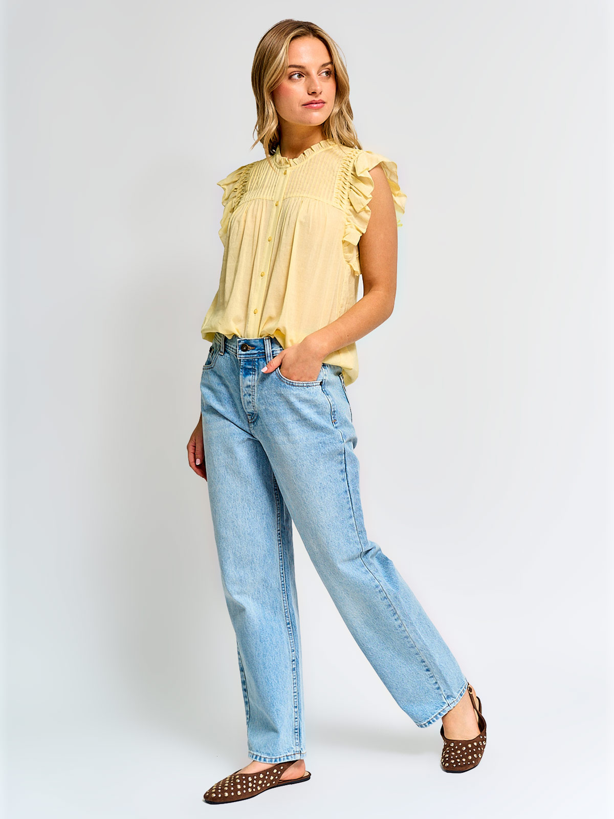 BLUSA MUJER PEPE JEANS ALGODÓN BRODERIE - 4