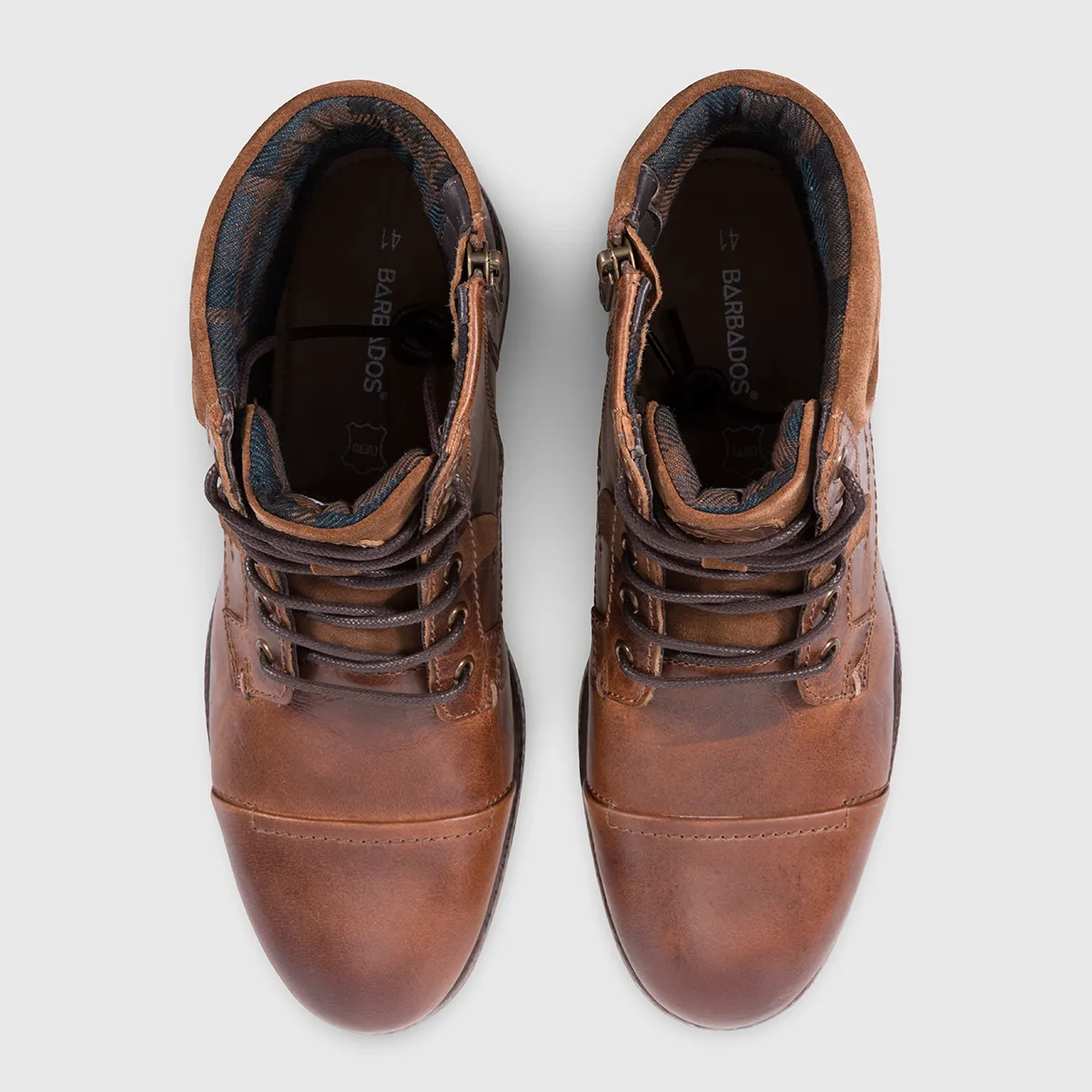 BOTINES HOMBRE BARBADOS BUTON CUERO - 4