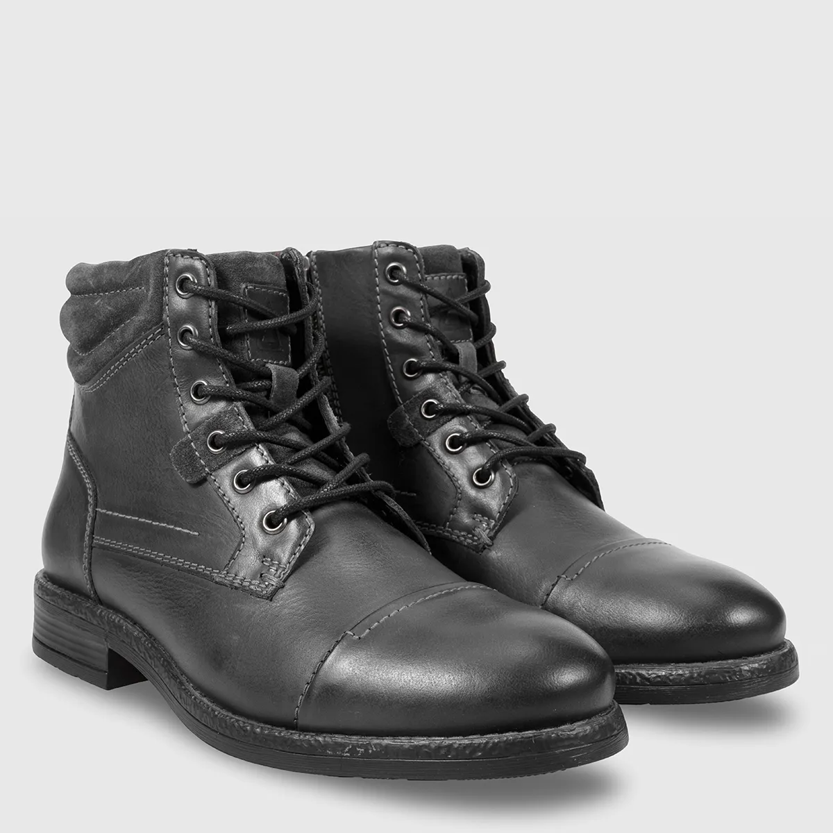 BOTINES HOMBRE BARBADOS BUTON CUERO - 2