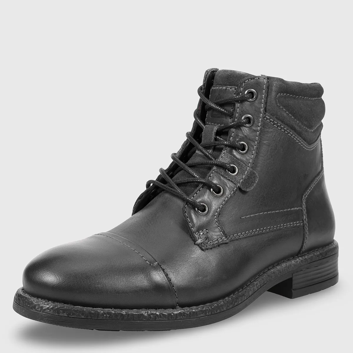 BOTINES HOMBRE BARBADOS BUTON CUERO - 3