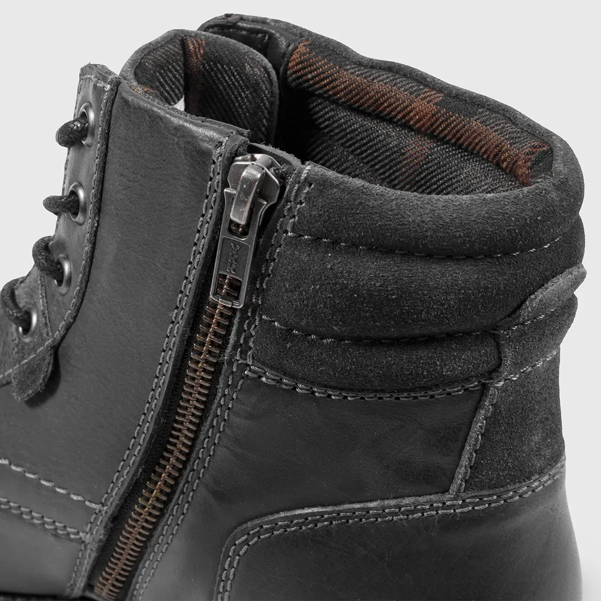 BOTINES HOMBRE BARBADOS BUTON CUERO - 5