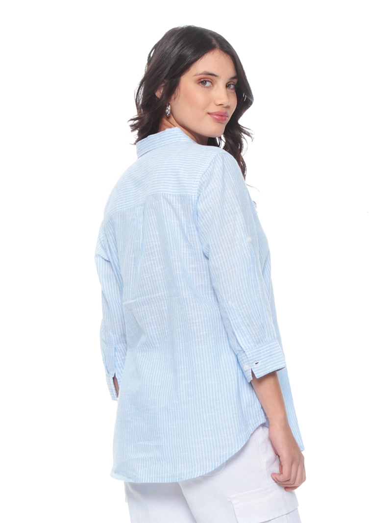 BLUSA MUJER WADOS MANGA LARGA LISTADA - 2